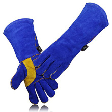Heat/Fire Resistant , Perfect for Gardening/Oven/Grill/Mig/Fireplace/Stove/Pot Holder/ Tig Welder/Animal Leather Welding Gloves